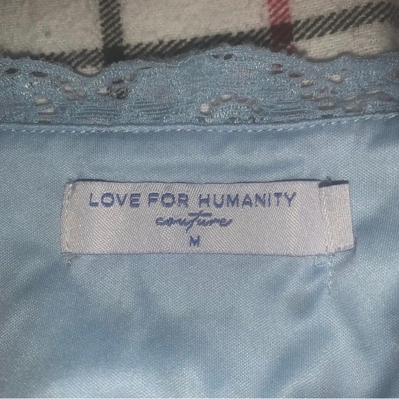 Turquoise flower crop top - Picture 4 of 4